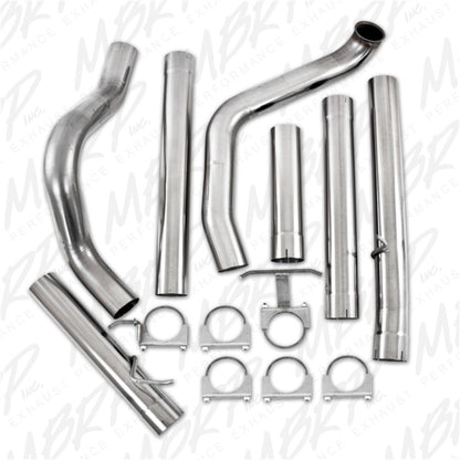 MBRP 1999-2003 Ford F-250/350 7.3L 4in Turbo Back Single Sin silenciador T409 SLM Serie Sistema de escape