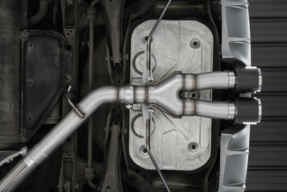 2019+ MBRP Hyundai Veloster Turbo Cat Back - Acero inoxidable T304 - Punta de fibra de carbono