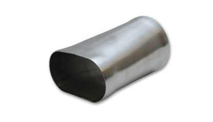 Vibrante adaptador de transición ovalado de 3 pulgadas (nominal) x redondo de 3 pulgadas T304 SS 6 pulgadas de largo