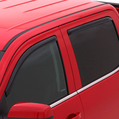 Celepoir In-Channel Smoke Window Visors For 2015-2022 Chevy Colorado & GMC Canyon Crew Cab – Slim, Sleek, No Drill