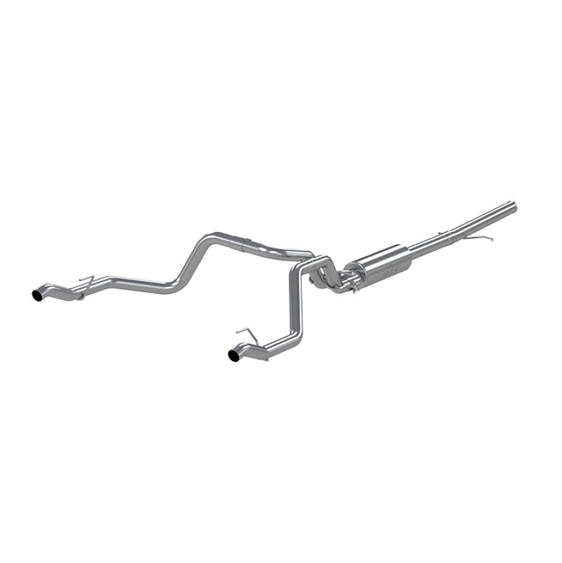MBRP 2019 Chevrolet Silverado 1500 4.3L/5.3L 2.5in Cat Back Dupla Saída Traseira - T409