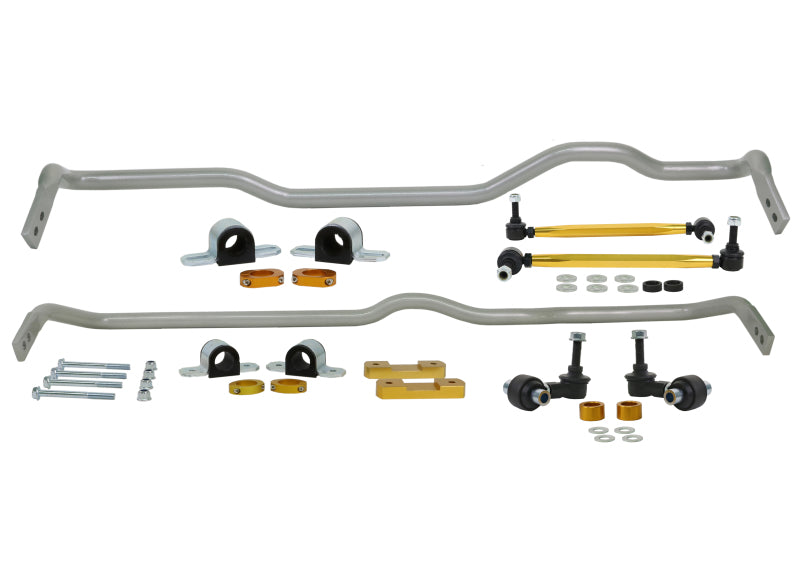 Whiteline 15-18 Volkswagen Golf R Kit de barra estabilizadora delantera y trasera