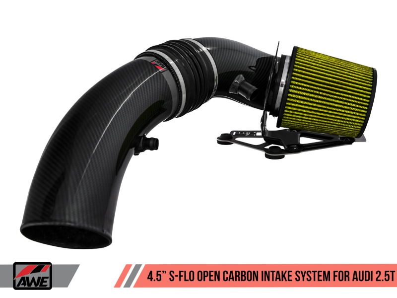 AWE Tuning Audi RS3 / TT RS S-FLO Entrada aberta de fibra de carbono