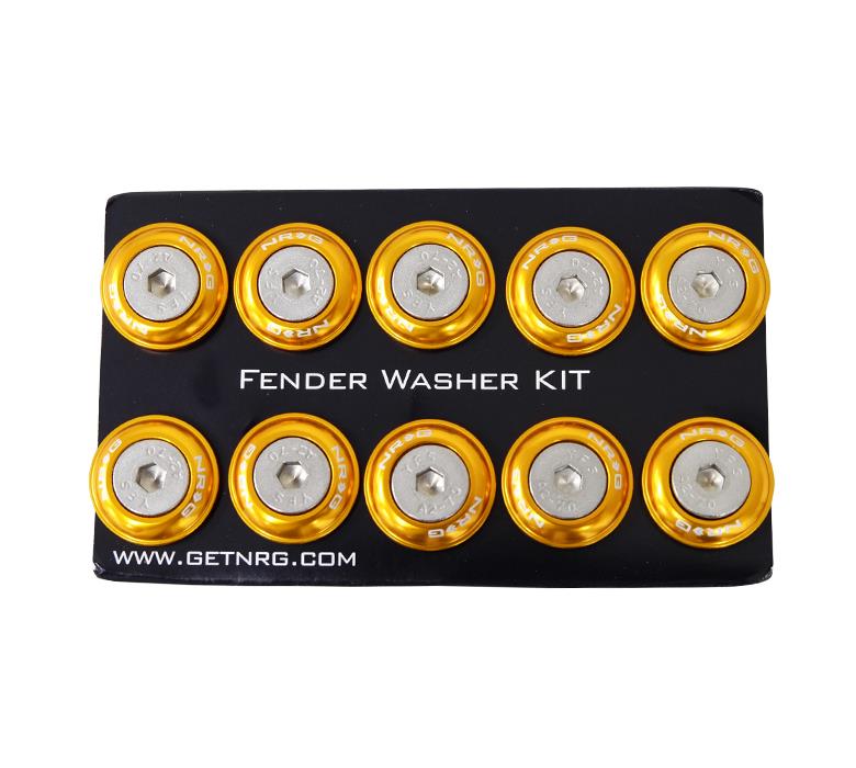 NRG - FENDER WASHER KIT; RIVETS FOR METAL; SET OF 10