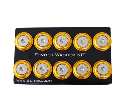 NRG - FENDER WASHER KIT; RIVETS FOR METAL; SET OF 10