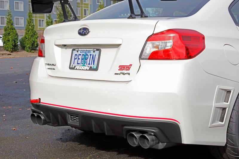 Perrin 15-19 Subaru WRX/STI Kit de Gancho de Remolque (Trasero) - Rojo