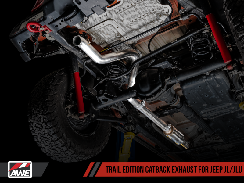 AWE Tuning 2018+ Jeep Wrangler JL/JLU 2.0T Trail Edition Cat-Back Escape