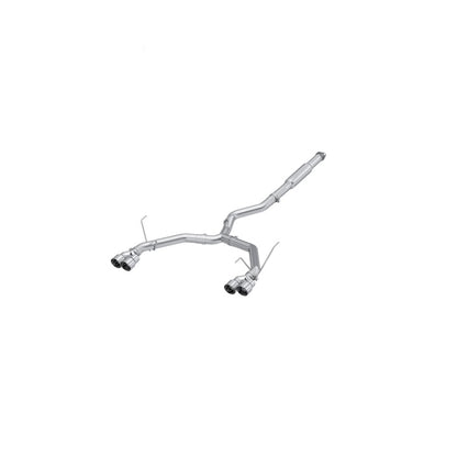 MBRP 2022+ Subaru WRX 3in Cat-Back Dual Split Trasero Quad Tips Escape de perfil de carrera