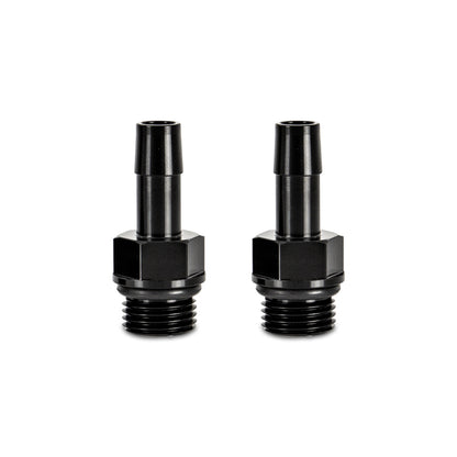 Mishimoto 2pcs M16x1.5 3/8in Aluminio Catch Can Fitting Negro