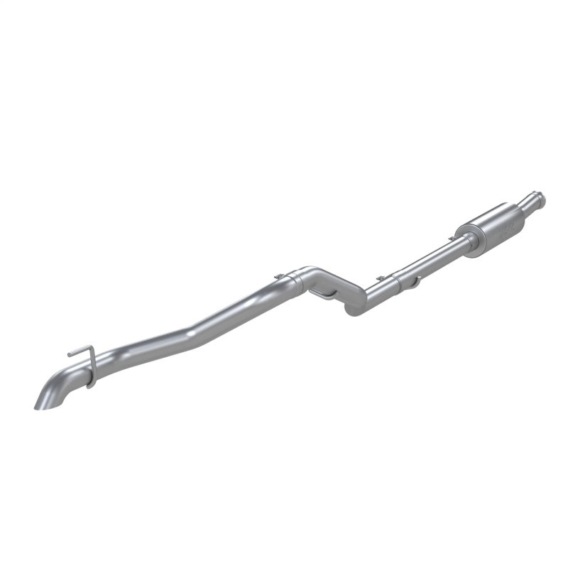 MBRP 2020 Jeep Gladiator 3.6L 2.5in Saída Traseira Única Cat Back Exhaust - Aluminizado (Off-Road)