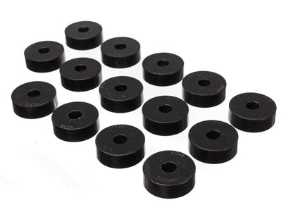 Energy Suspension 55-73 Jeep CJ5/CJ7/CJ8 Scrambler Black Body (Cab) Mount Set Set