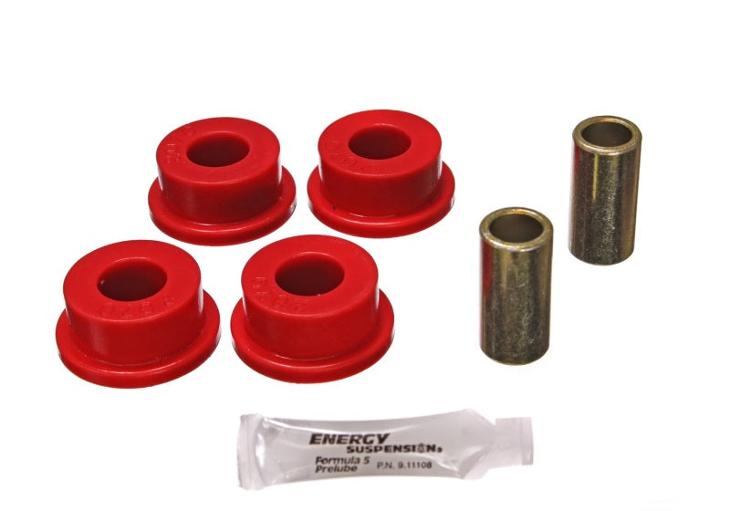 Energy Suspension 80-98 Ford F-250 4WD/F350 4WD Juego de bujes de marco delantero rojo