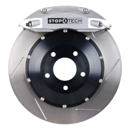 StopTech BBK 01-07 BMW M3 (E46) Front 4 Piston 355x32 Silver Calipers Slotted Two Piece Rotors