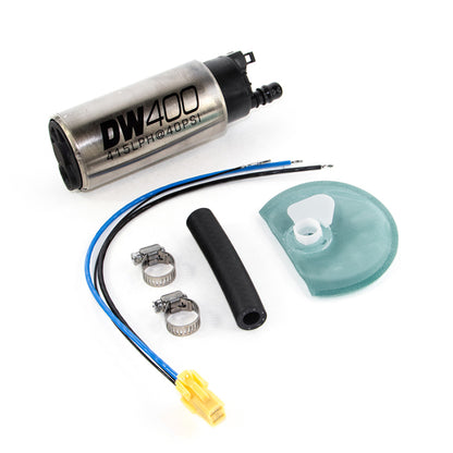 DeatschWerks 415LPH DW400 Bomba de combustible en el tanque con kit de instalación 9-1045 05-10 Ford Mustang (excepto GT500)