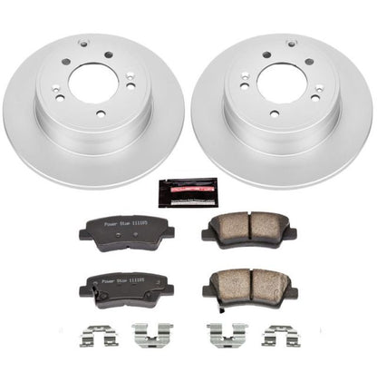 Power Stop 12-17 Hyundai Azera Trasero Z17 Evolution Geomet Kit de Freno Revestido
