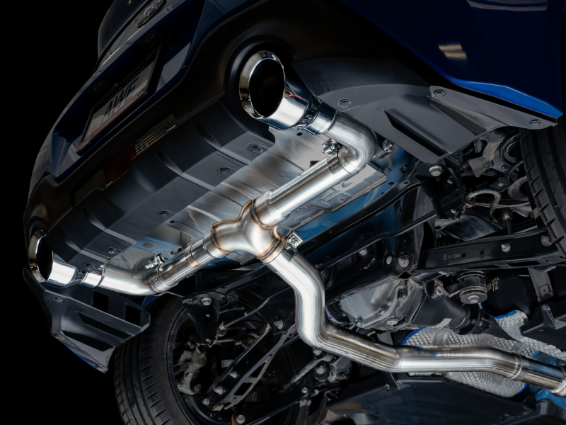 AWE Subaru BRZ/Toyota GR86/Toyota 86 Track Edition Cat-Back Exhaust-Chrome Silver Tips