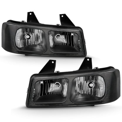 ANZO 2003-2017 Chevy Express Farol de cristal preto