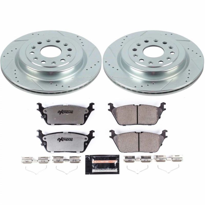 Power Stop 2019 Ram 1500 Rear Z36 Truck &amp; Kit de freno de remolque