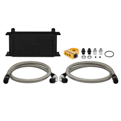 Mishimoto Universal 19 RowThermostatic Oil Cooler Kit - Negro