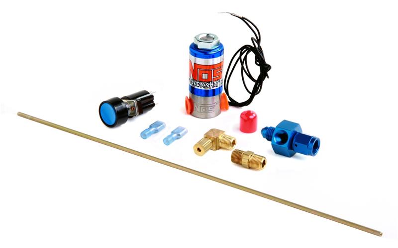 Nitrous Oxide System - NOS Purge Valve Kit -4 AN Line [Blue Finish] (16030NOS)