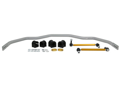 Whiteline 05+ Ford Mustang Coupe (Inc GT/Shelby GT500) Barra estabilizadora delantera ajustable de 33 mm para servicio pesado