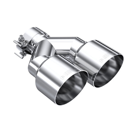 MBRP Universal T304 SS Punta doble 4in OD/2.5in Entrada