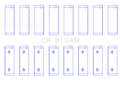 King Engine Bearings Ford 239/256/272/292/312 (Size 020) Engine Rod Bearings