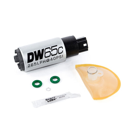 Bomba de combustível compacta DeatschWerks 265 LPH no tanque com kit de instalação cívico 06-13