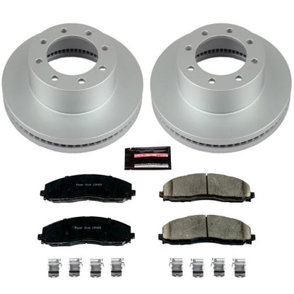 Power Stop 13-19 Ford F-250 Super Duty Delantero Z17 Evolution Geomet Kit de freno revestido
