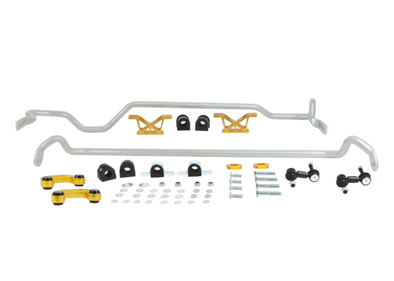 Whiteline 02-07 Subaru Impreza WRX Kit de barra estabilizadora delantera y trasera 24 mm con soportes