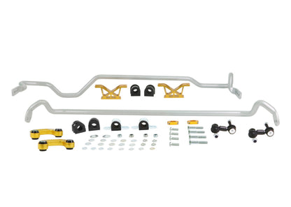 Whiteline 02-07 Subaru Impreza WRX Kit de barra estabilizadora delantera y trasera 24 mm con soportes