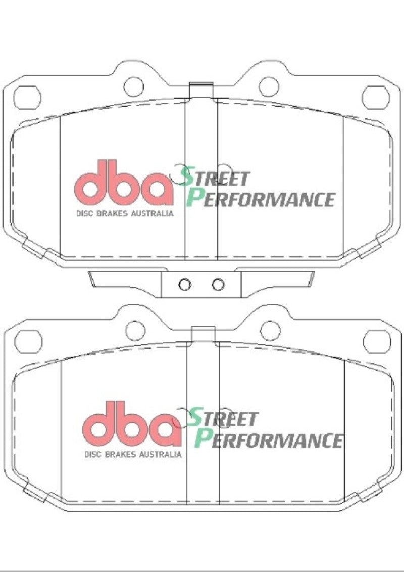 Pastilhas de freio dianteiro DBA 06-07 Subaru WRX SP500