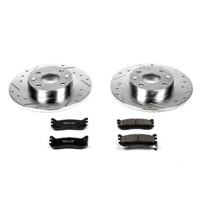 Kit de freio esportivo Ford Escort Z23 Evolution traseiro Power Stop 97-03