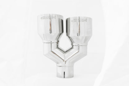 MBRP Universal T304 SS Punta doble 4in OD/2.5in Entrada