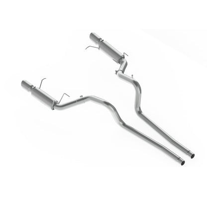MBRP 11-14 Ford Mustang GT 5.0L Dual Split Rear Race Versión T409 3in Cat Back Sistema de escape