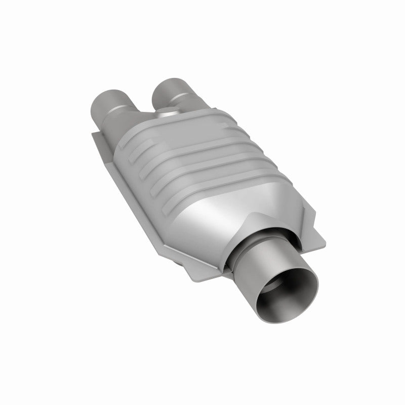 MagnaFlow Universal Catalytic Converter 2inch Inlet/2.5inch Outlet Dual/Single Oval Shape