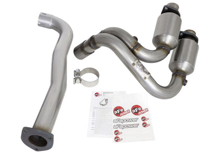 Substituições do conversor catalítico aFe Power Direct Fit dianteiro 00-03 Jeep Wrangler (TJ) I6-4.0L