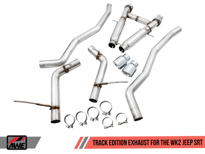 Escape AWE Tuning 2020 Jeep Grand Cherokee SRT Track Edition - Chrome Silver Tips