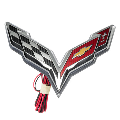 Oracle Corvette C7 Rear Illuminated Emblem - Dual Intensity - Blue