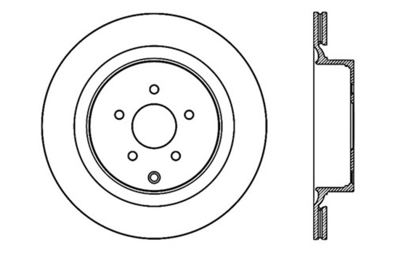 Rotor de freio esportivo perfurado StopTech