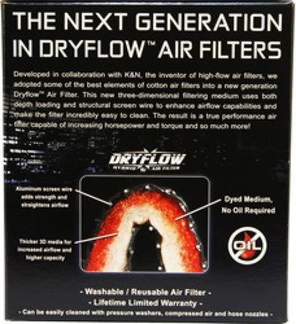 AEM Air Filter, 3inFLG/ 5inOD/ 6-1/2inH Dry Flow