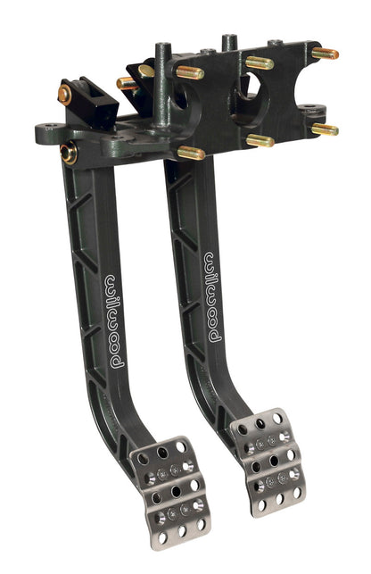 Pedal doble ajustable Wilwood - Freno/embrague - Montaje oscilante inverso - 6.25:1
