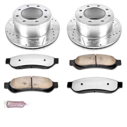 Power Stop 07-10 Ford F-250 Super Duty trasero Z36 Kit de freno de camión y remolque