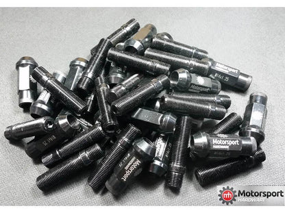 Motorsport Hardware - *CLEARANCE* 60mm Black Stud 5-Lug Kit 14×1.25 & MH Titan nuts Package