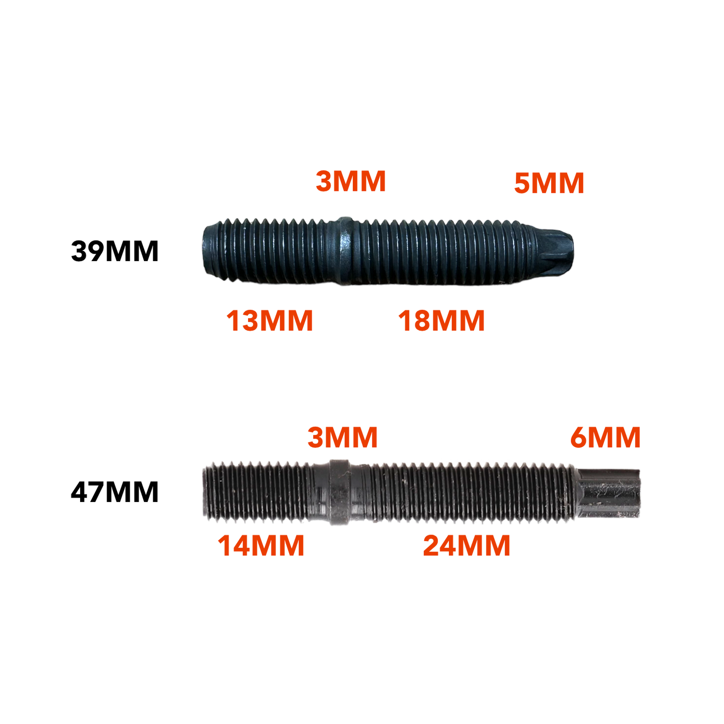 Race German -  Extended BMW Exhaust Manifold Studs (M7)