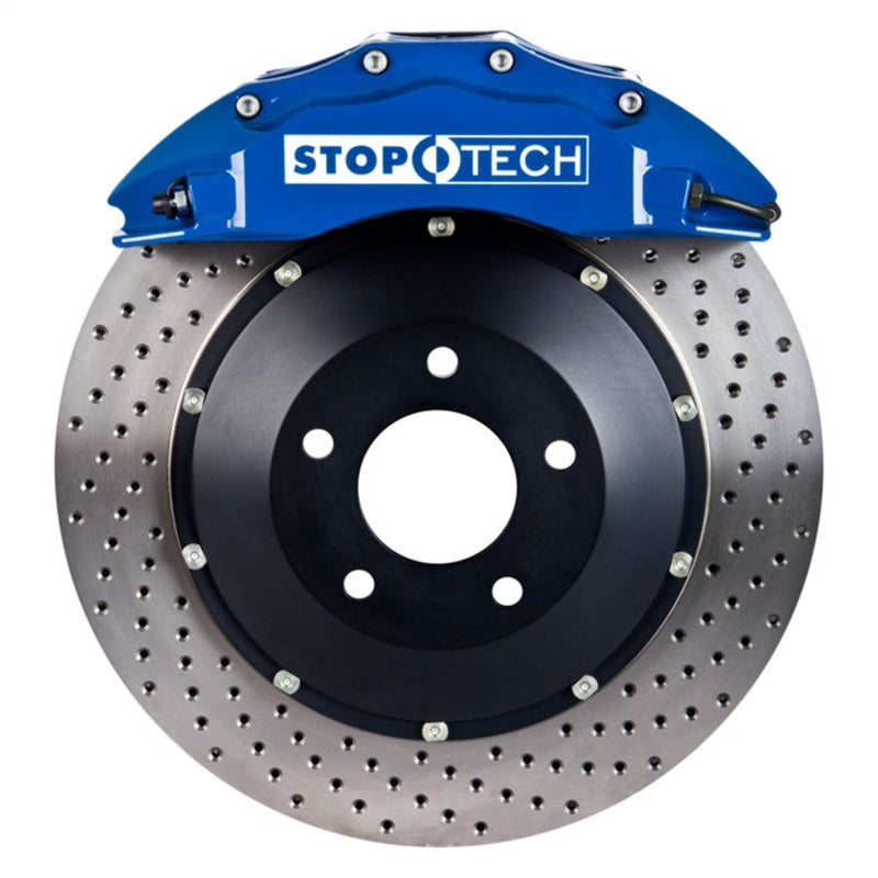 StopTech 00-05 Honda S2000 Blue ST-60 Caliper 355x32mm Drilled Rotors Front Big Brake Kit