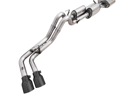 Escape AWE 16-22 Toyota Tacoma 0FG Catback c/ BashGuard - ponteiras duplas pretas Diamond