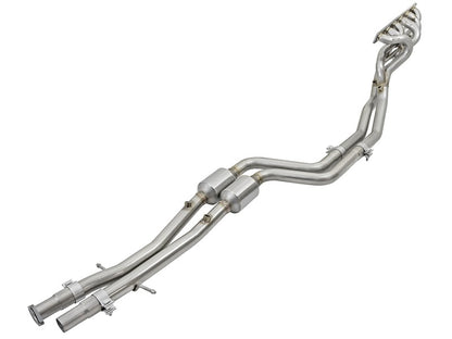 Coletores de tubos longos de aço torcido aFe com tubos intermediários (Catted) 96-99 BMW M3 L6-3.2L S52