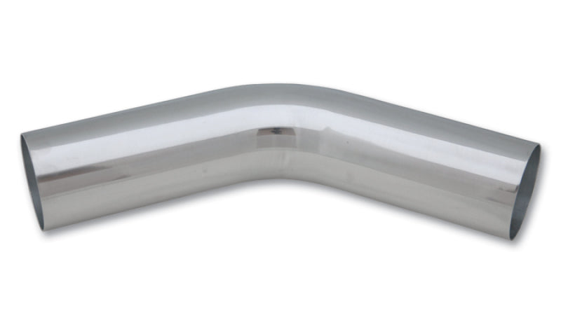 Tubo de aluminio universal vibrante de 1 pulg. de diámetro externo (doblado de 45 grados) - Pulido