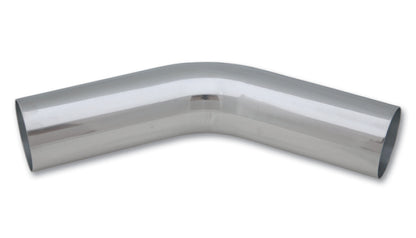Tubo de aluminio universal vibrante de 1 pulg. de diámetro externo (doblado de 45 grados) - Pulido